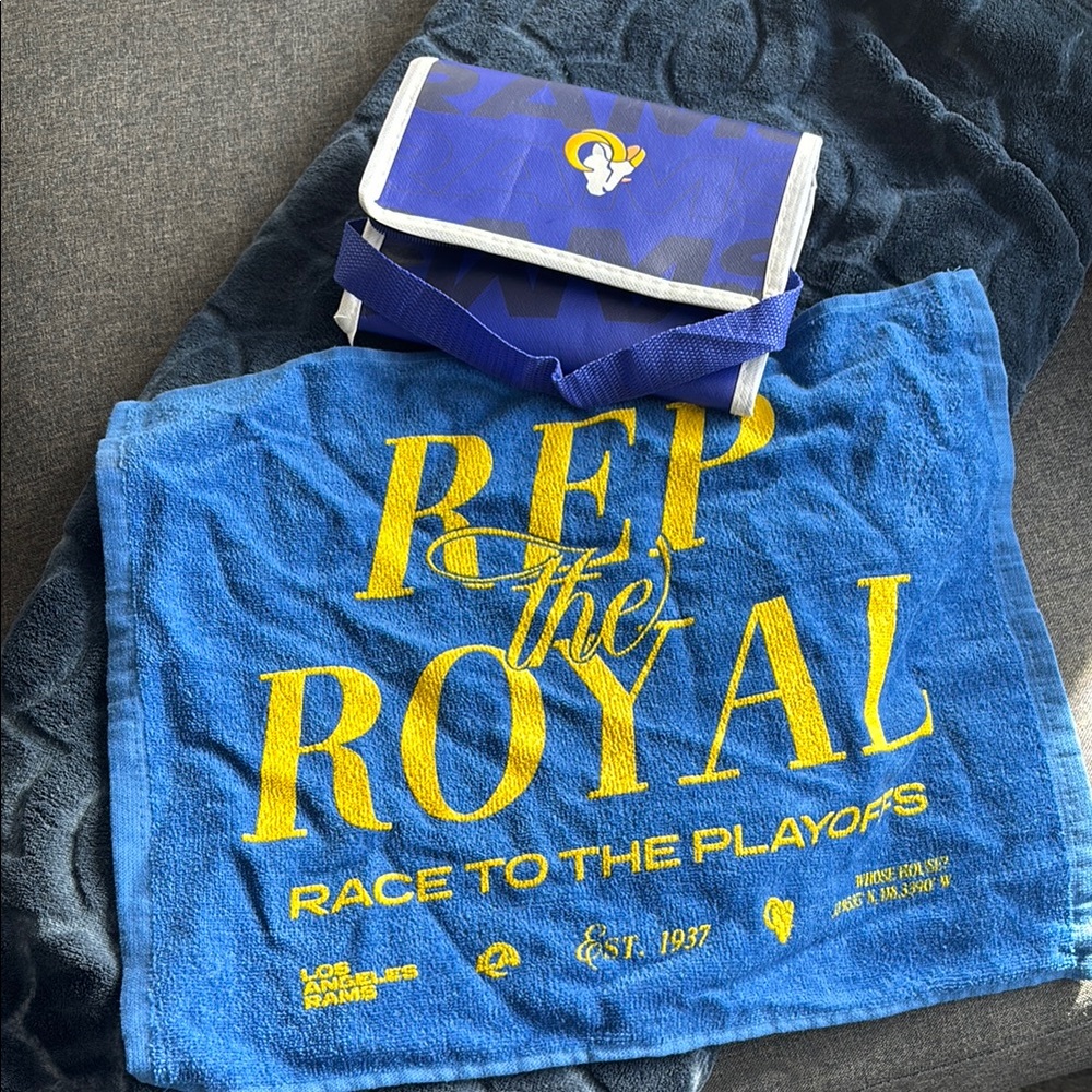 Los Angeles Rams Blue and Yellow Towel Set